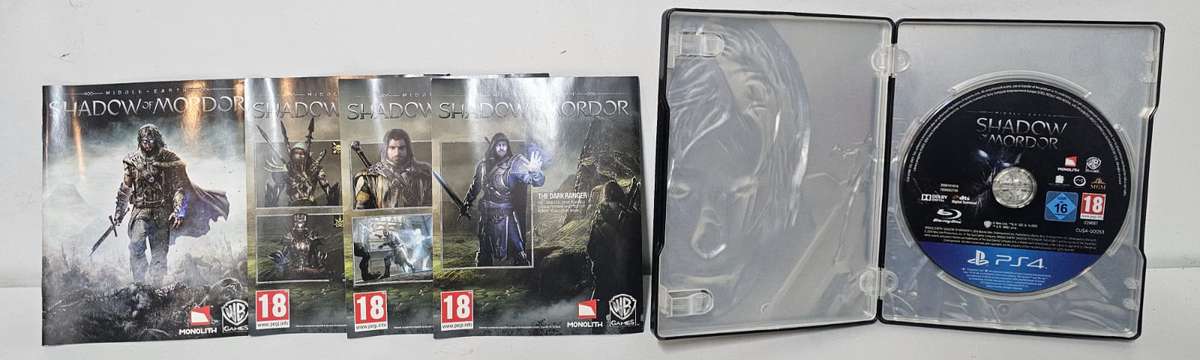 COLLECTOR'S DREAM  2 x PS4 Special Edition STEELBOOKS  INJUSTICE 2 & SHADOW OF MORDOR!