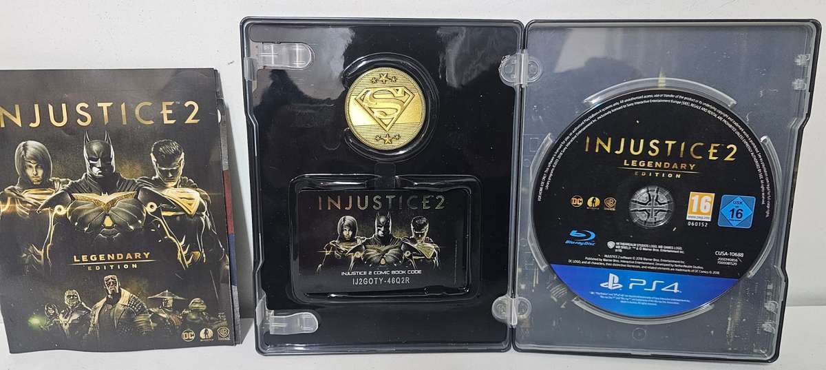 COLLECTOR'S DREAM  2 x PS4 Special Edition STEELBOOKS  INJUSTICE 2 & SHADOW OF MORDOR!