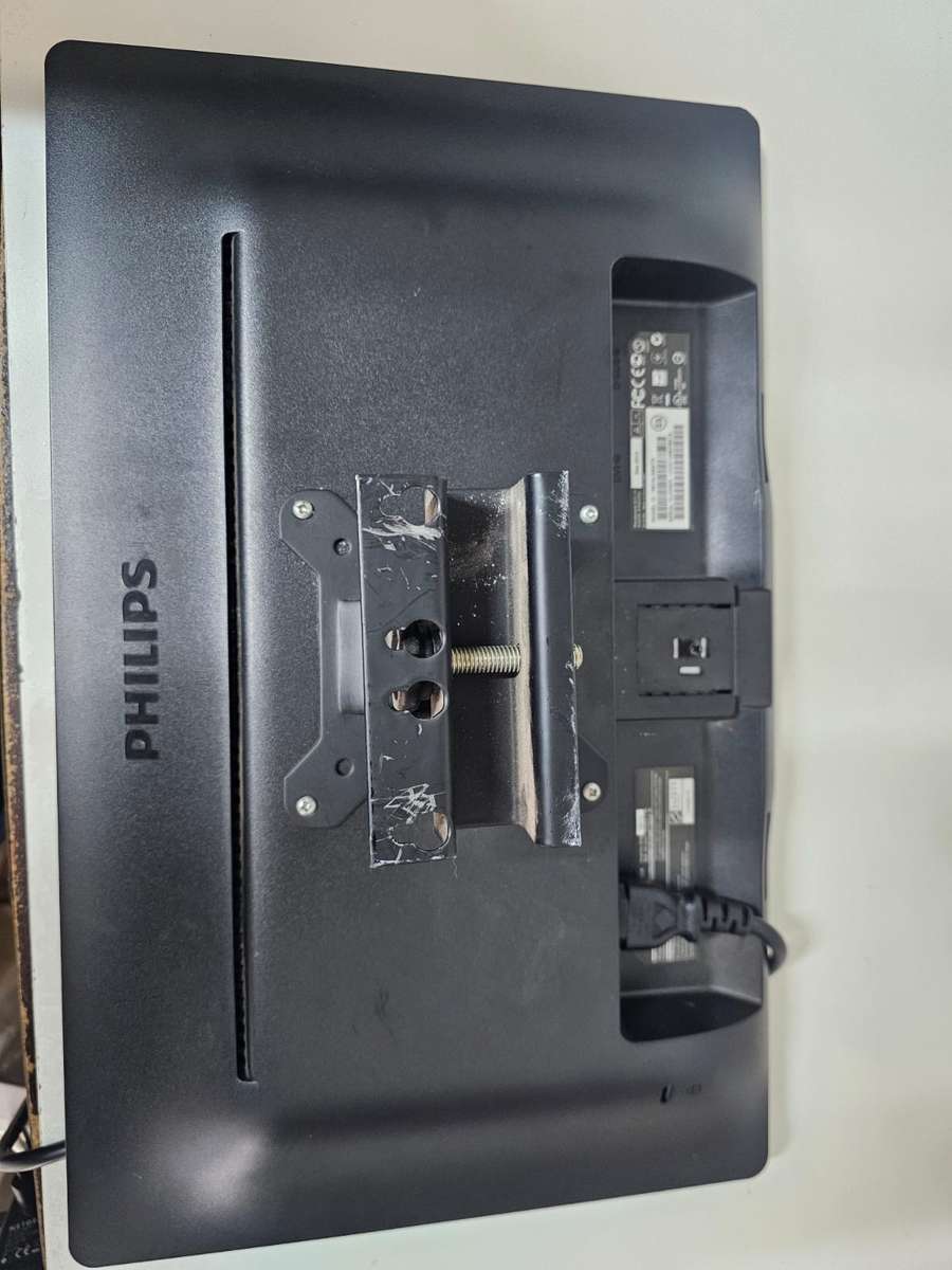 Philips 19" LED Monitor  Model 196V4LSB2/73  VGA & DVI Inputs - VESA Mount / No stand