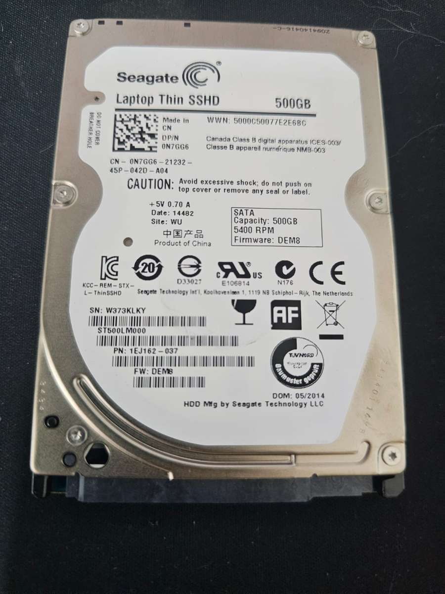 10 x Seagate 500GB Laptop Drives  Cleaned, Tested & Ready!