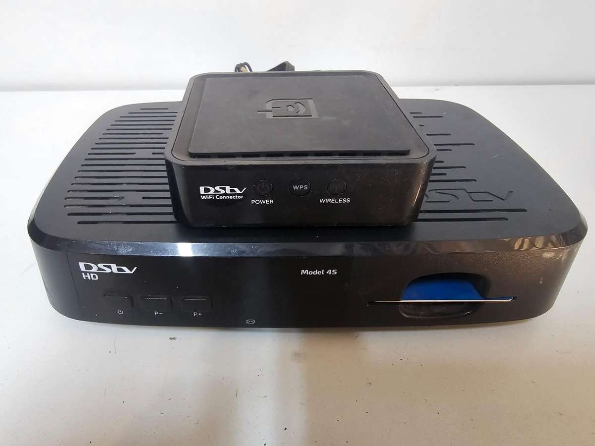 DStv HD Decoder Model 4S + WiFi Connector Bundle