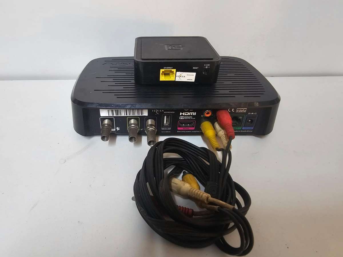 DStv HD Decoder Model 4S + WiFi Connector Bundle