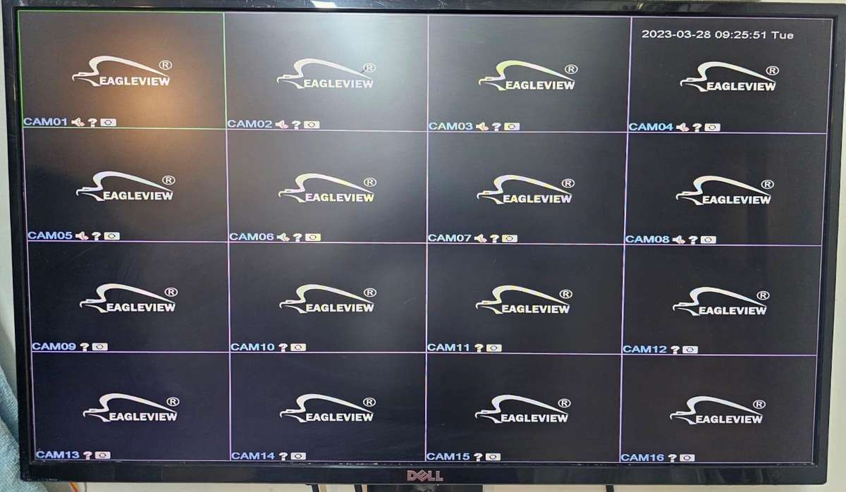 EagleView 16CH CCTV DVR Recorder  Dual 500GB Storage  Model 7016T-LM-V3