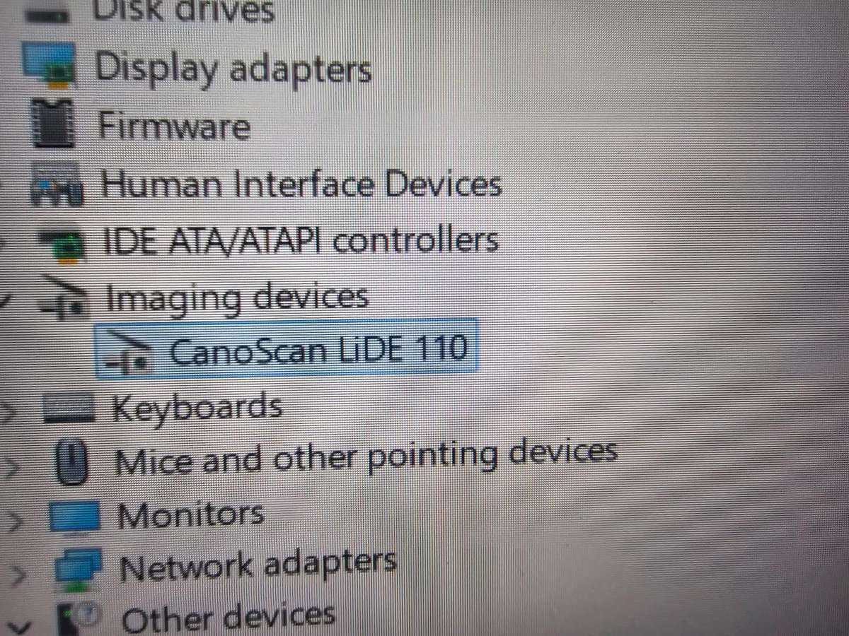 Canon CanoScan LiDE 110 Flatbed Scanner  Fully Working