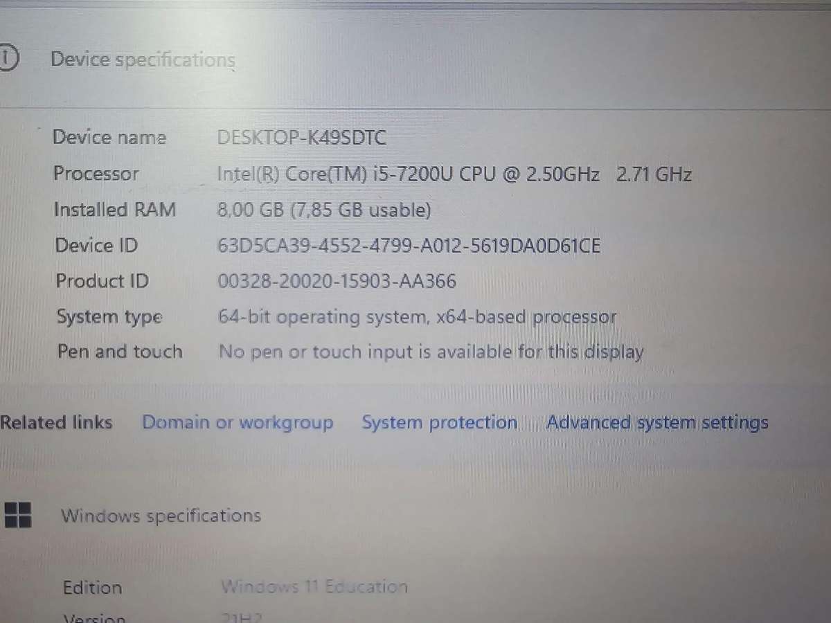 2 x Faulty Lenovo T470 Laptops for Spares or Repairs