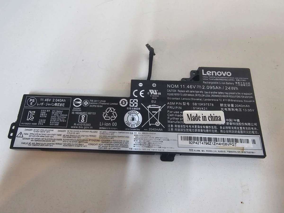 2 x Faulty Lenovo T470 Laptops for Spares or Repairs