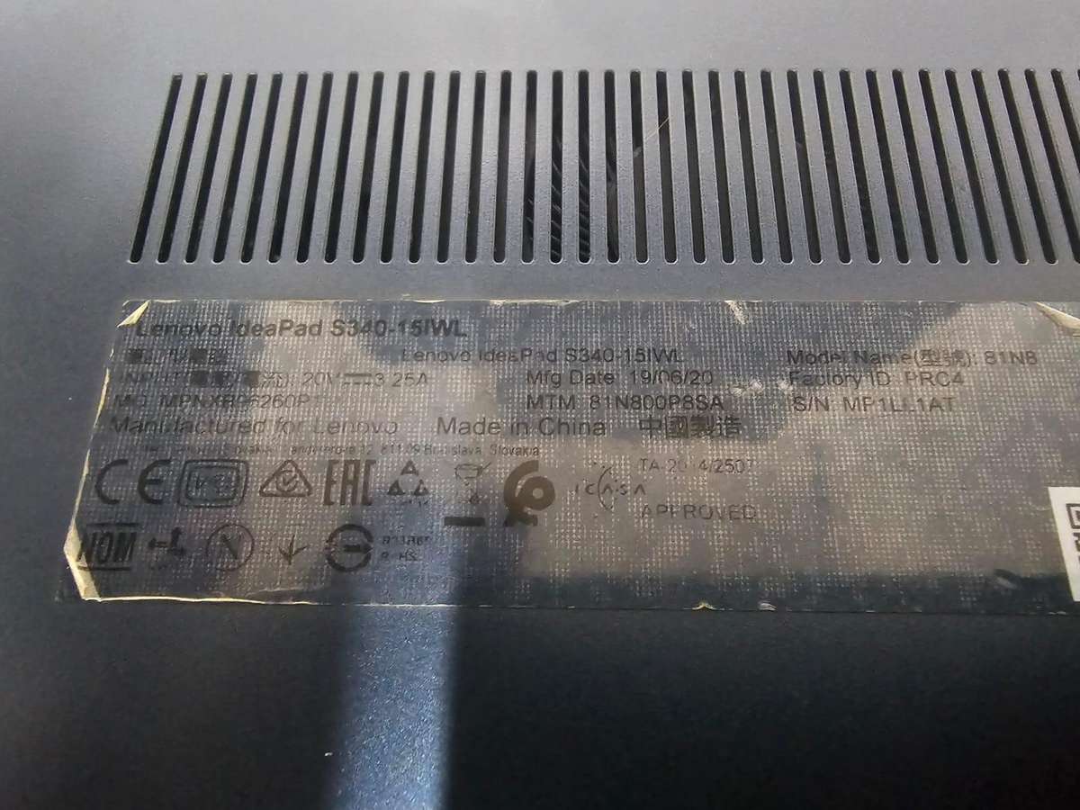 Lenovo IdeaPad S340  8th Gen i5 | 8GB RAM | 256GB SSD