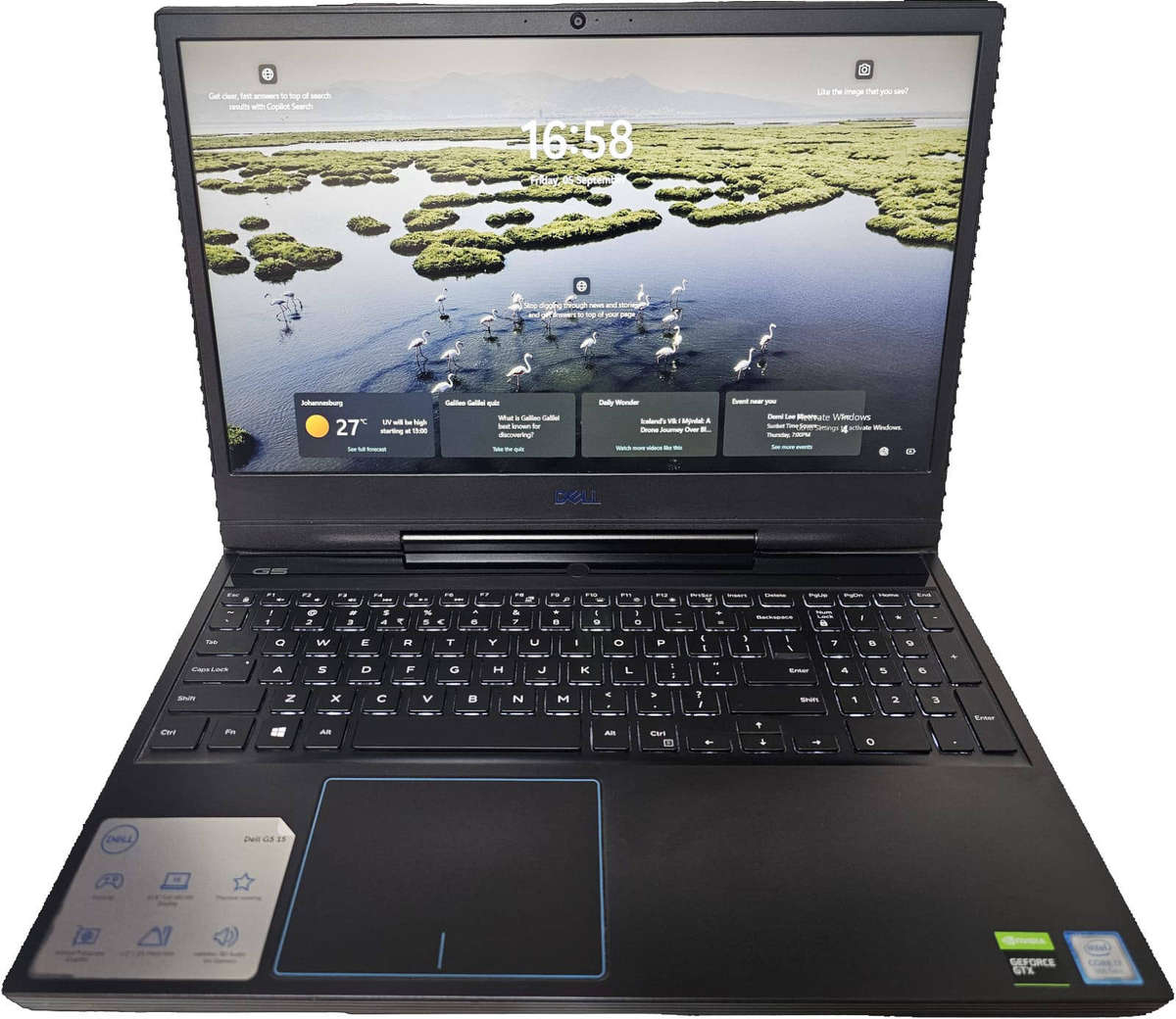 Dell G5 5590 Gaming Laptop  i7 9th Gen, 16GB RAM, GTX 1650, New Battery