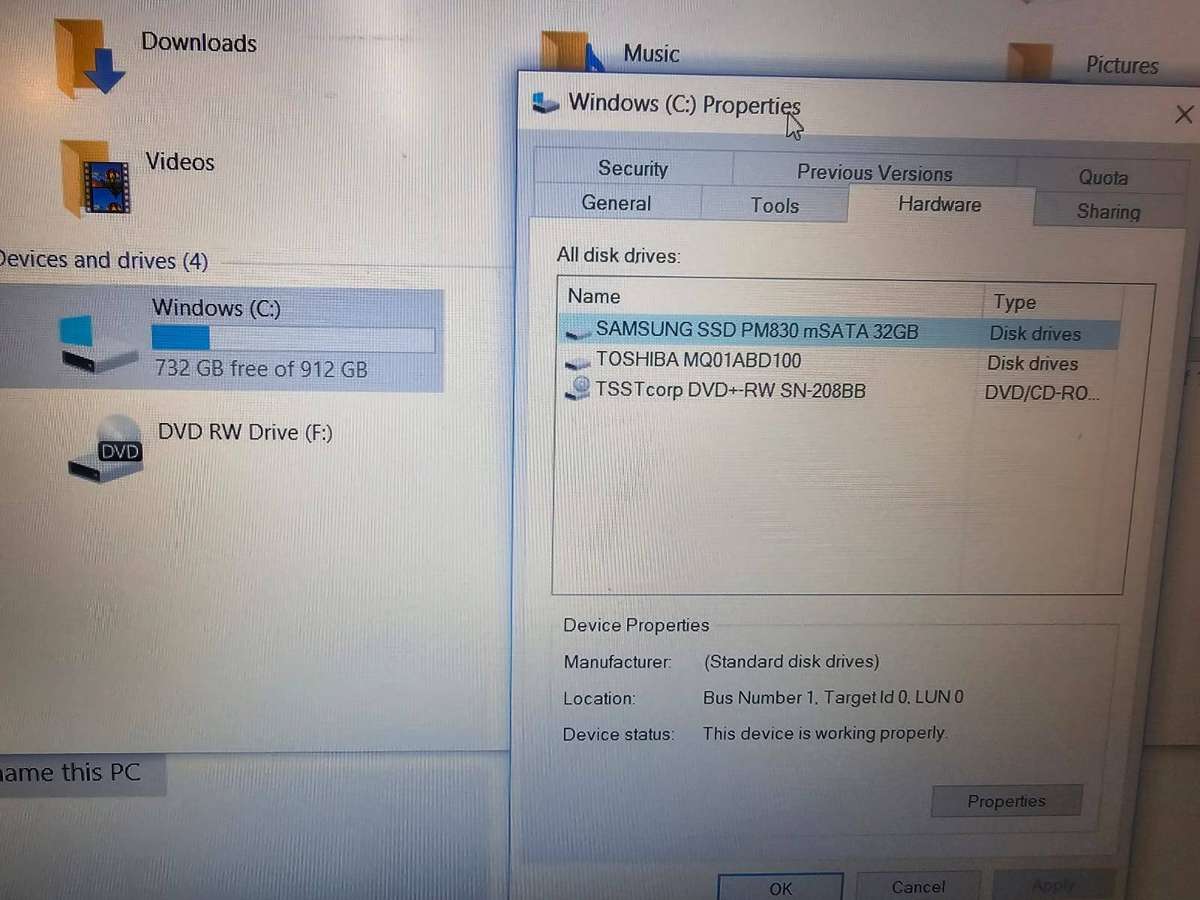 Dell Vostro 3560  i7-3632QM / 8GB RAM / 1TB HDD + 32GB mSATA SSD / 15.6" HD / Needs New Battery