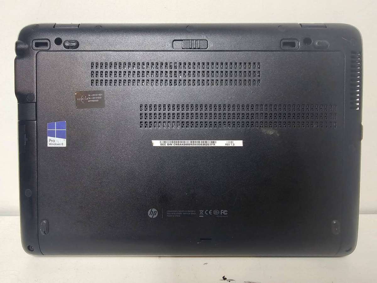 HP EliteBook 820 G1  i5-4300U / 4GB RAM / No HDD / No Charger / Dead Battery  Working Unit