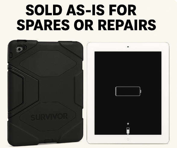 Lot of 2  "Vintage" Apple iPads  Sold As-Is for Spares or Repairs