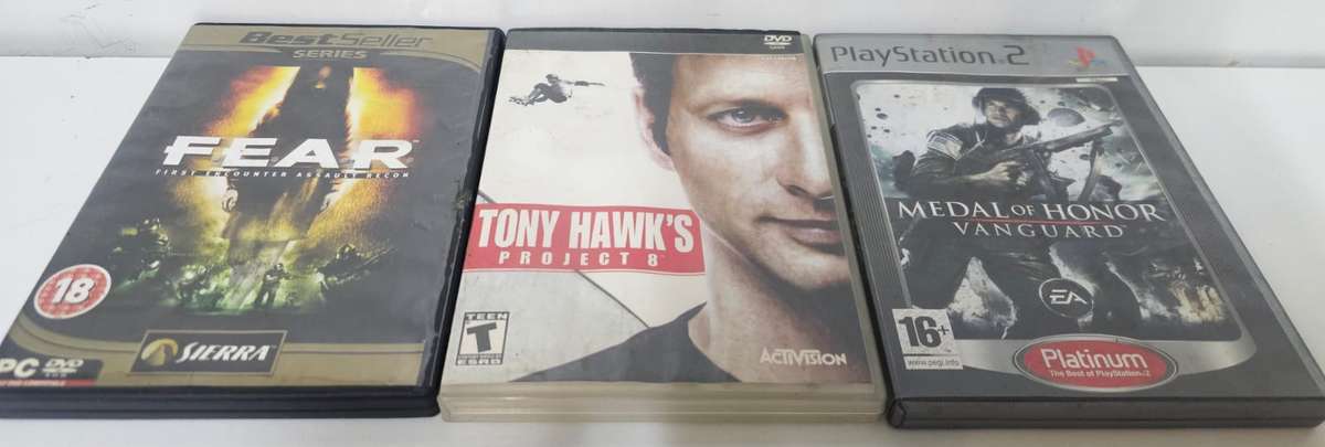 Classic Game Bundle: FEAR, Tony Hawk's Project 8 & Medal of Honor Vanguard