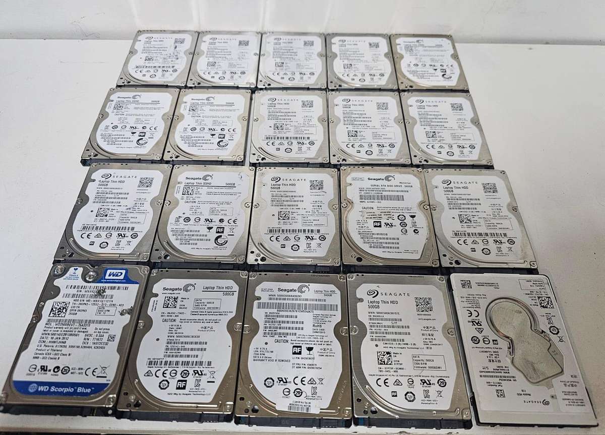 20x Laptop Hard Drive LOT  Mostly 500GB  READ BELOW