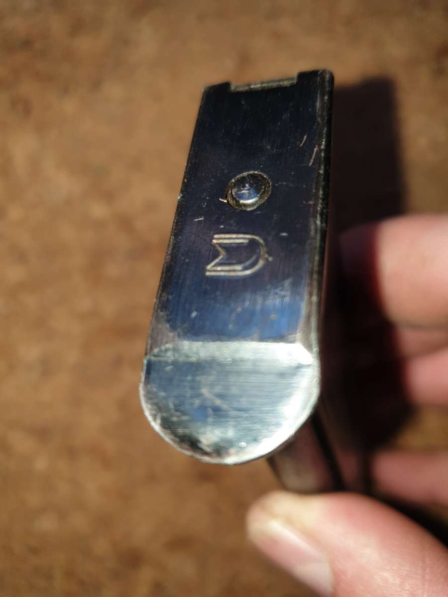 good clean rust free used SADF era issue (Defence Force ownership stamped) Star model B 9mm magazine