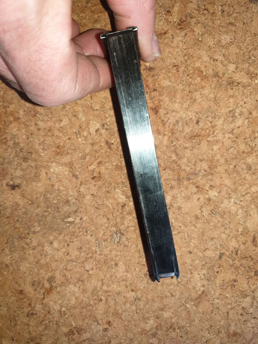 good clean rust free used SADF era issue (Defence Force ownership stamped) Star model B 9mm magazine