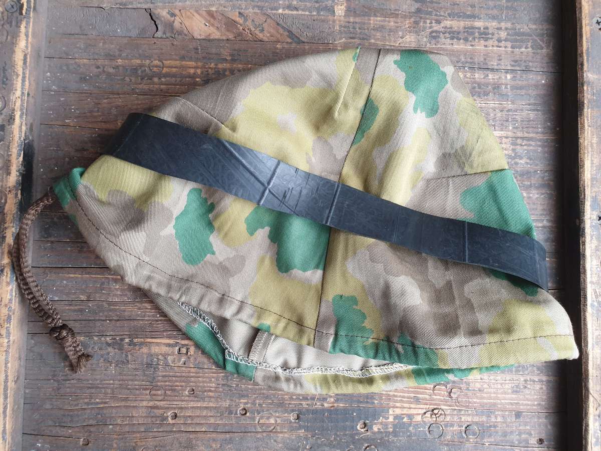 REPRODUCTION (from original cloth) Hunter 1st patt camo helmet cover fits SADF OTAN helmet with