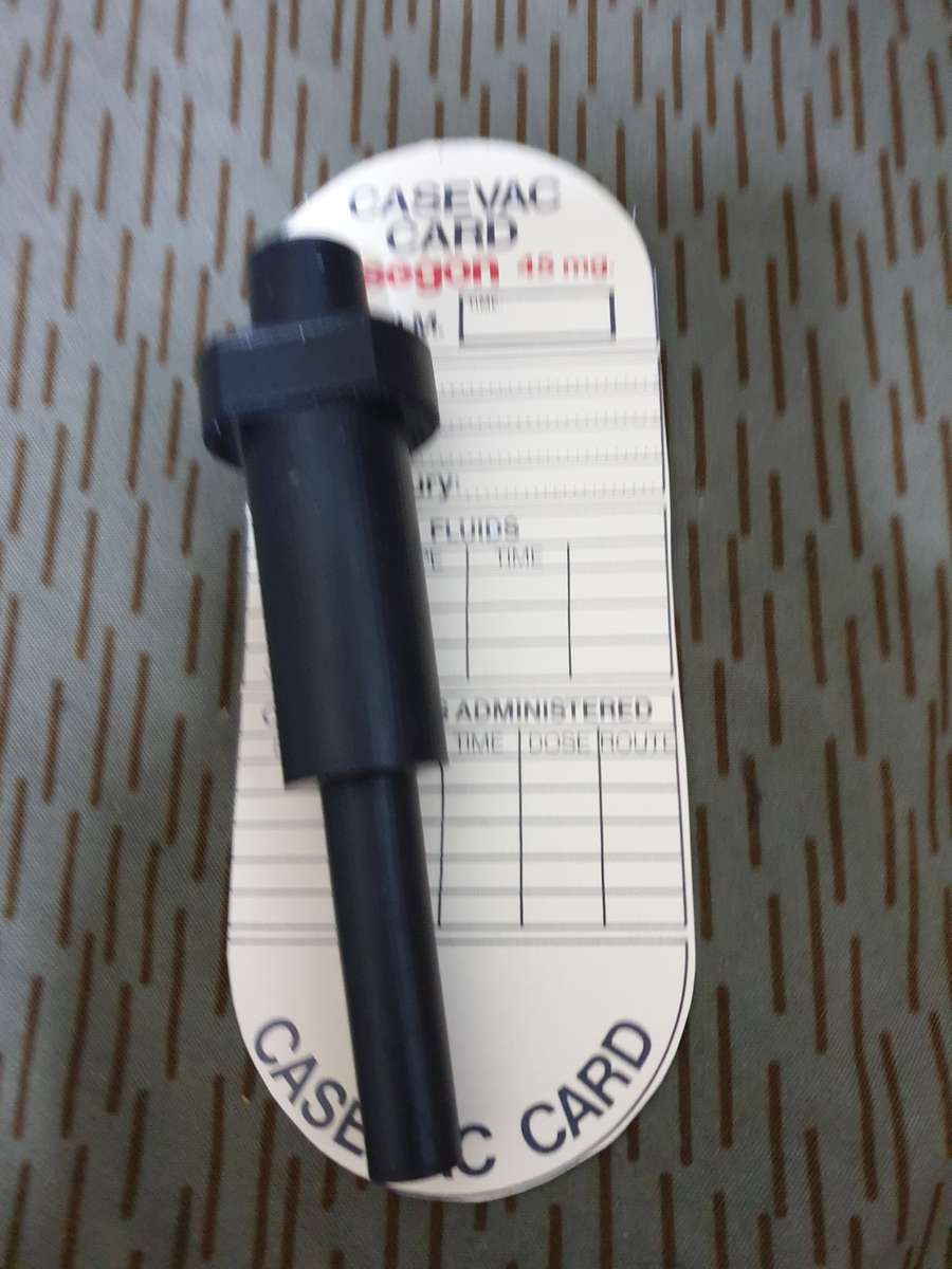 REPRO 3D PRINTED Rhod era SOSEGON 2-piece hollow 100% scale capsule canister & card for re-enactment