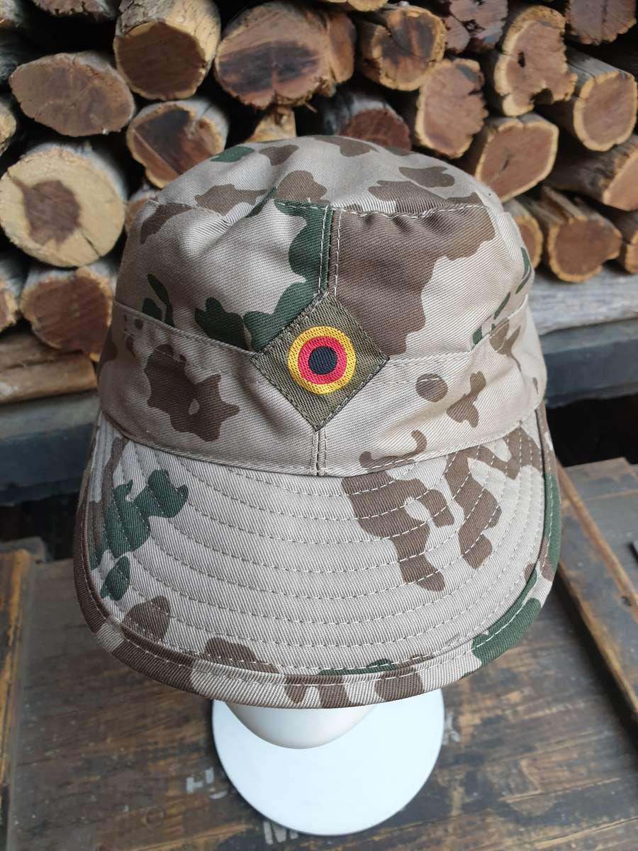 new unused large size (fits 58/59cm) German Bundeswehr Tropentarn (MILTEC brand) camo service cap