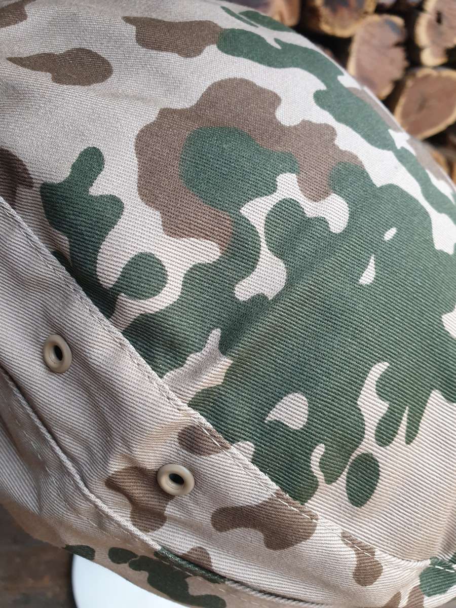 new unused large size (fits 58/59cm) German Bundeswehr Tropentarn (MILTEC brand) camo service cap