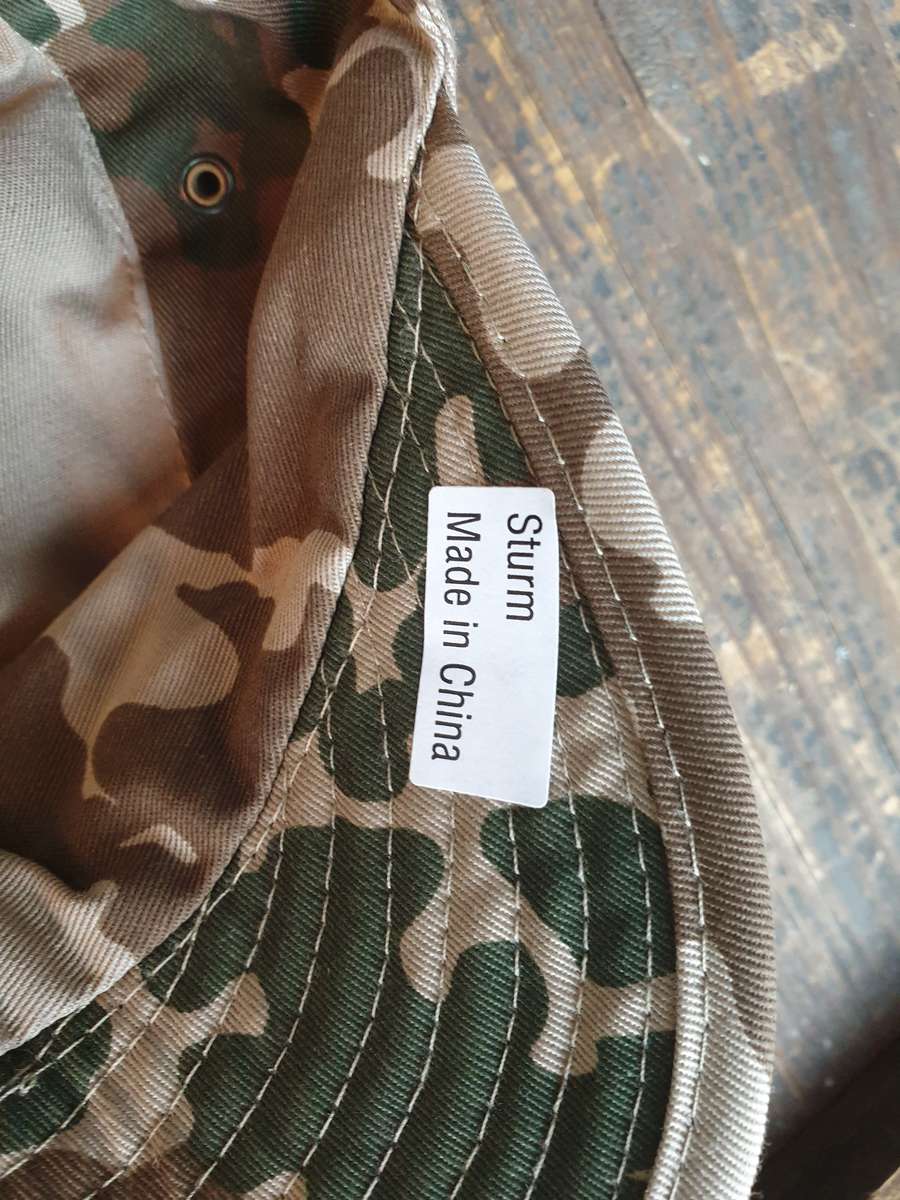new unused large size (fits 58/59cm) German Bundeswehr Tropentarn (MILTEC brand) camo service cap