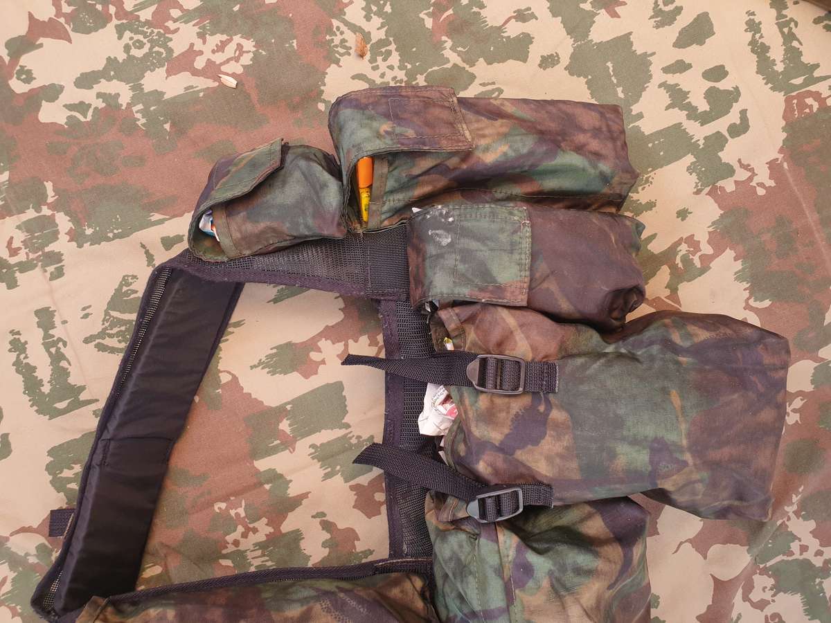 good used condition clean & bright 32 Bn DPM camo type 1 battle-jacket SWA/Angola border war era