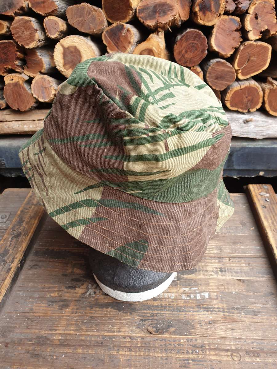 100% custom period hand sewn/field made Rhodesian bushwar era camo "floppy" bush-hat large size