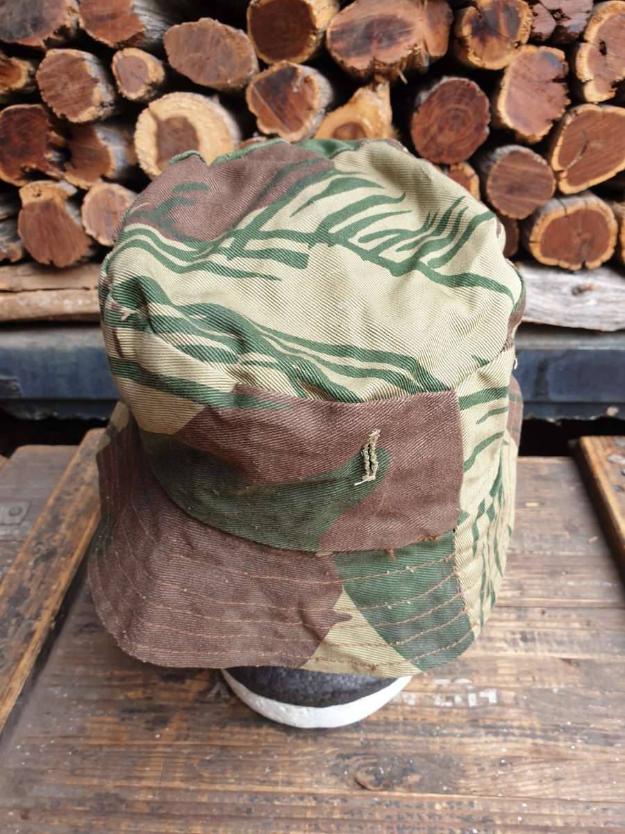 100% custom period hand sewn/field made Rhodesian bushwar era camo "floppy" bush-hat large size