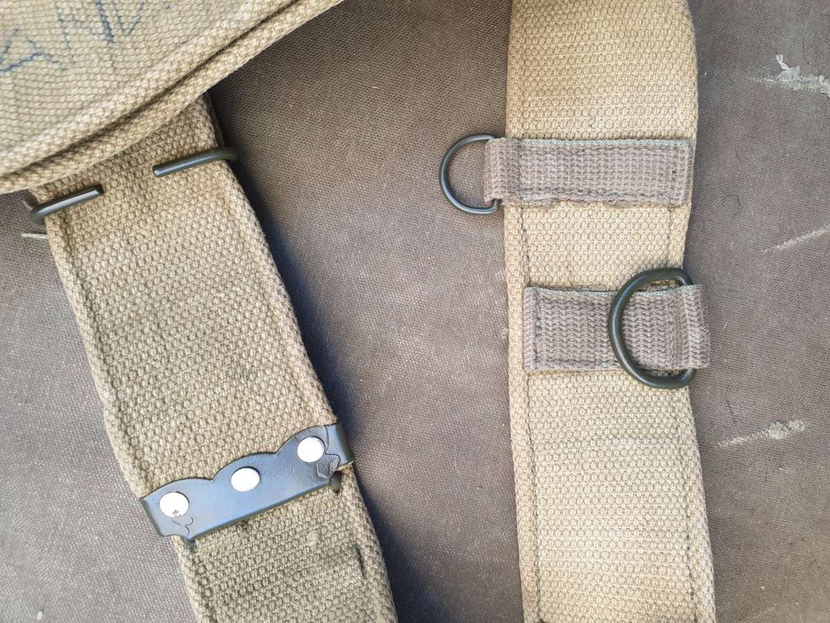 named Rhodesia era patt 69 cotton web-belt in good clean used condition