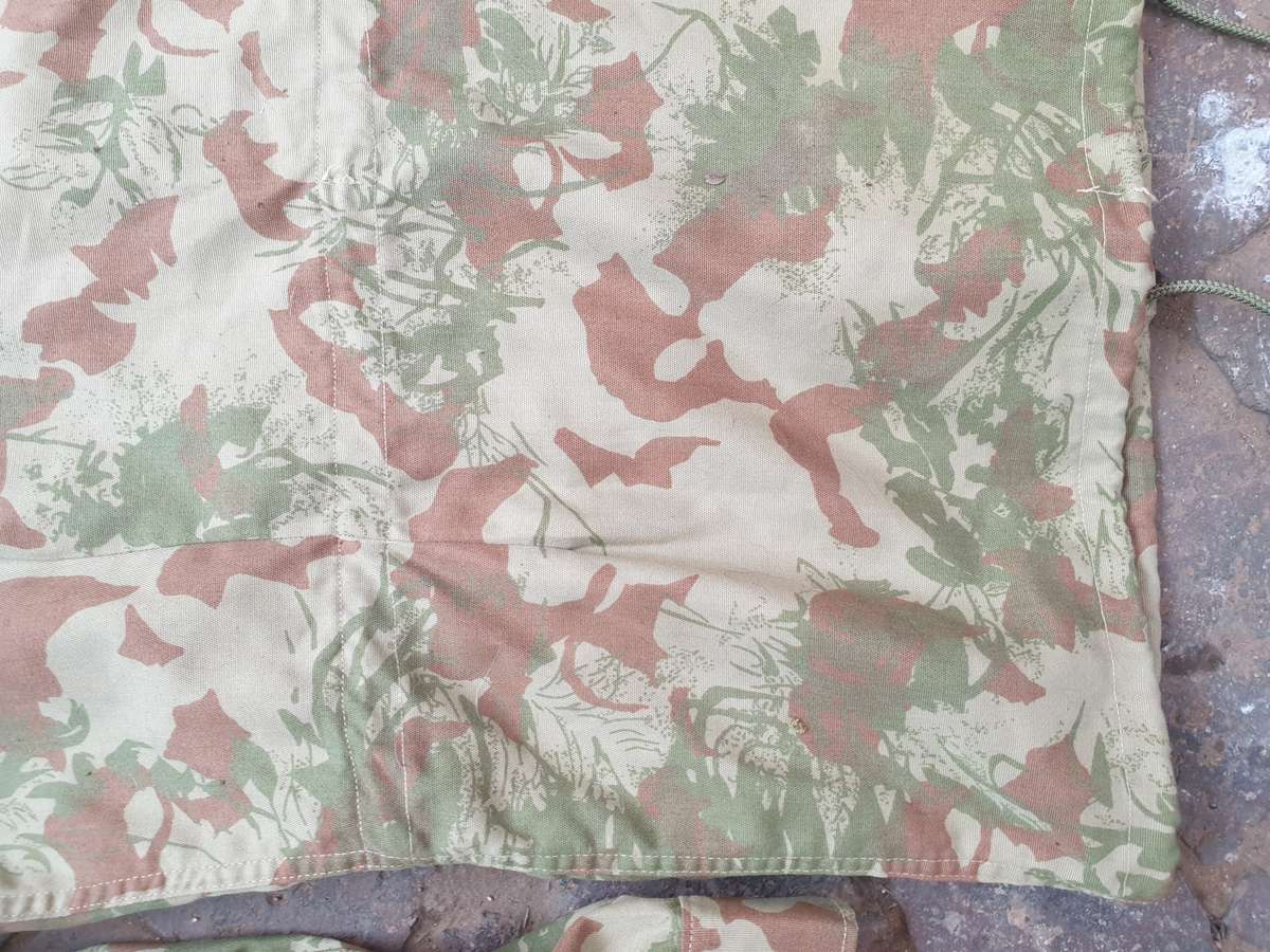 original bushwar period dated 71 (obsolete) SAP era 2nd patt camo bush-jacket used small size (med)