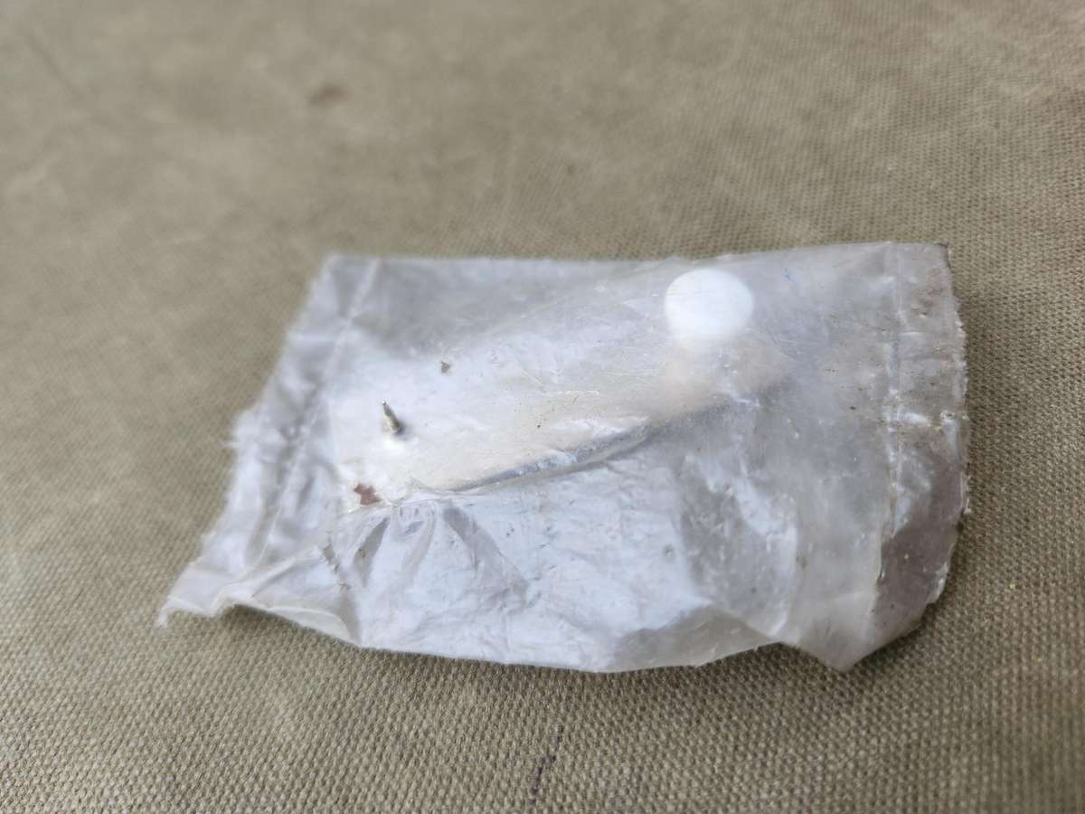 scarce SADf era RSA Schools Cadet Instructor breast badge - both rear pins intact (unused in packet)