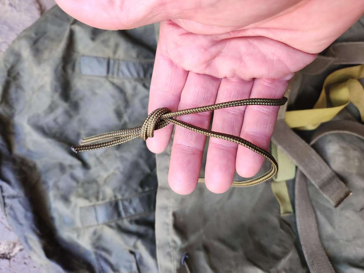 100% original SWA/ Angola period FAPLA issue small olive green backpack - field repaired/ modified