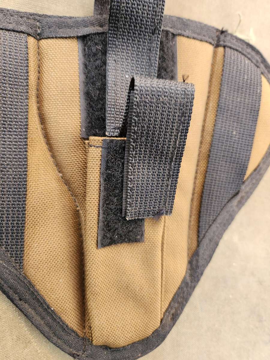 as new basically unused 100% original SADF nutria CORDURA RH classic 80s/90s design pancake holster