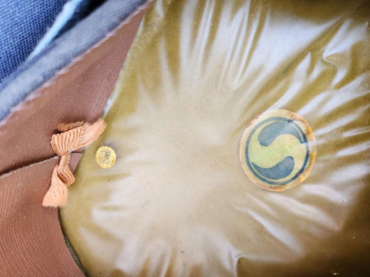 clean used 100% original SADF era SWA/Angola bushwar period SAAF senior officers peak cap large size