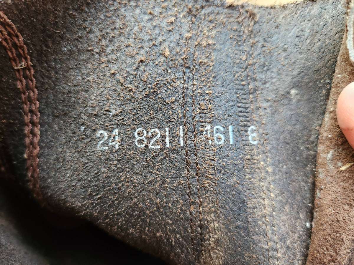 Rhodesia Army issue double buckle MARS sole boots size 8UK