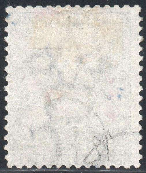 Griqualand West SG15a ½d Grey-Black with inverted o/p type 16 in red -  BLUE CDS(RARE) - VFU