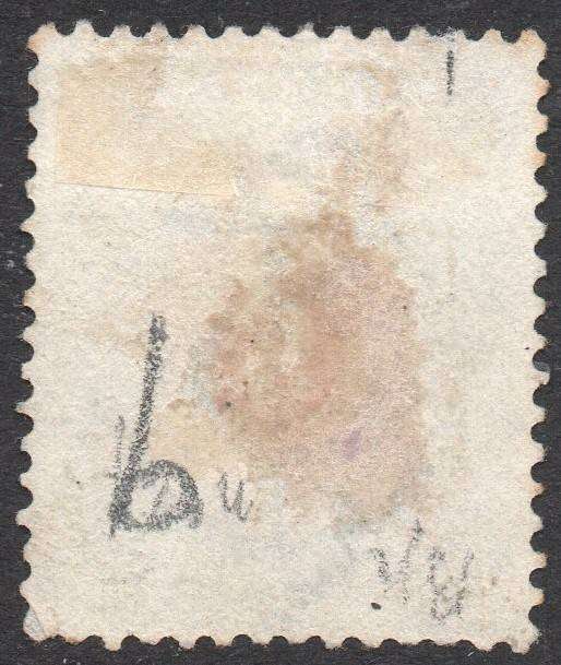 GRIQUALAND WEST 1877-8 SG9b 1st PRINTING 1/- GREEN, O/P TYPE 2 IN RED - FINE USED - CV £110+(2017)