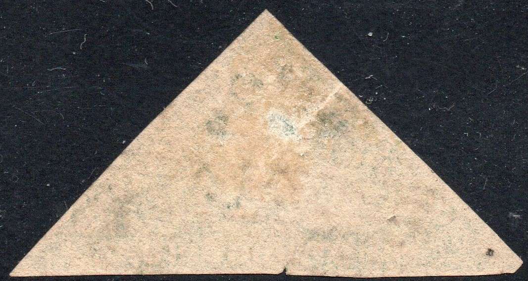 CAPE OF GOOD HOPE 1863-4 SACC17 1/- BRIGHT EMERALD-GREEN - FINE USED - CV R22000