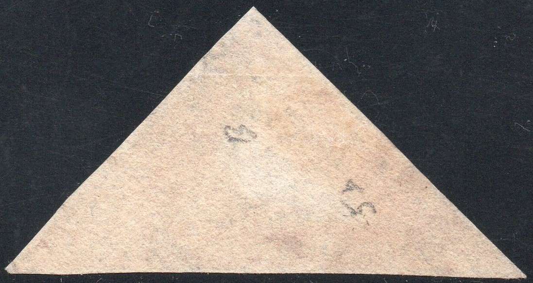 CAPE OF GOOD HOPE 1858 SACC5a 1d PALE ROSE - VERY FINE USED - CV R10000