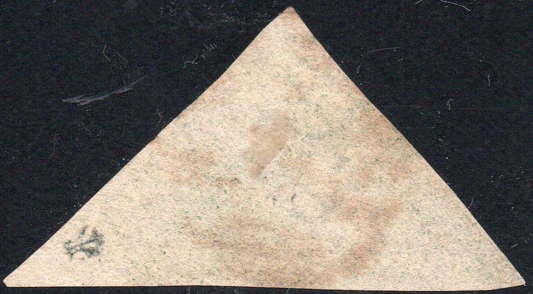 CAPE OF GOOD HOPE :  1858 SG8b 1/- DEEP DARK GREEN - VFU - CV R20000