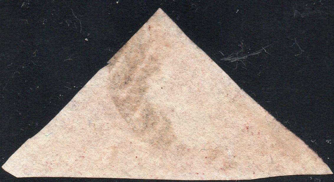 CAPE OF GOOD HOPE :  1863 SACC14  1d DEEP CARMINE RED - VFU - CV R12000