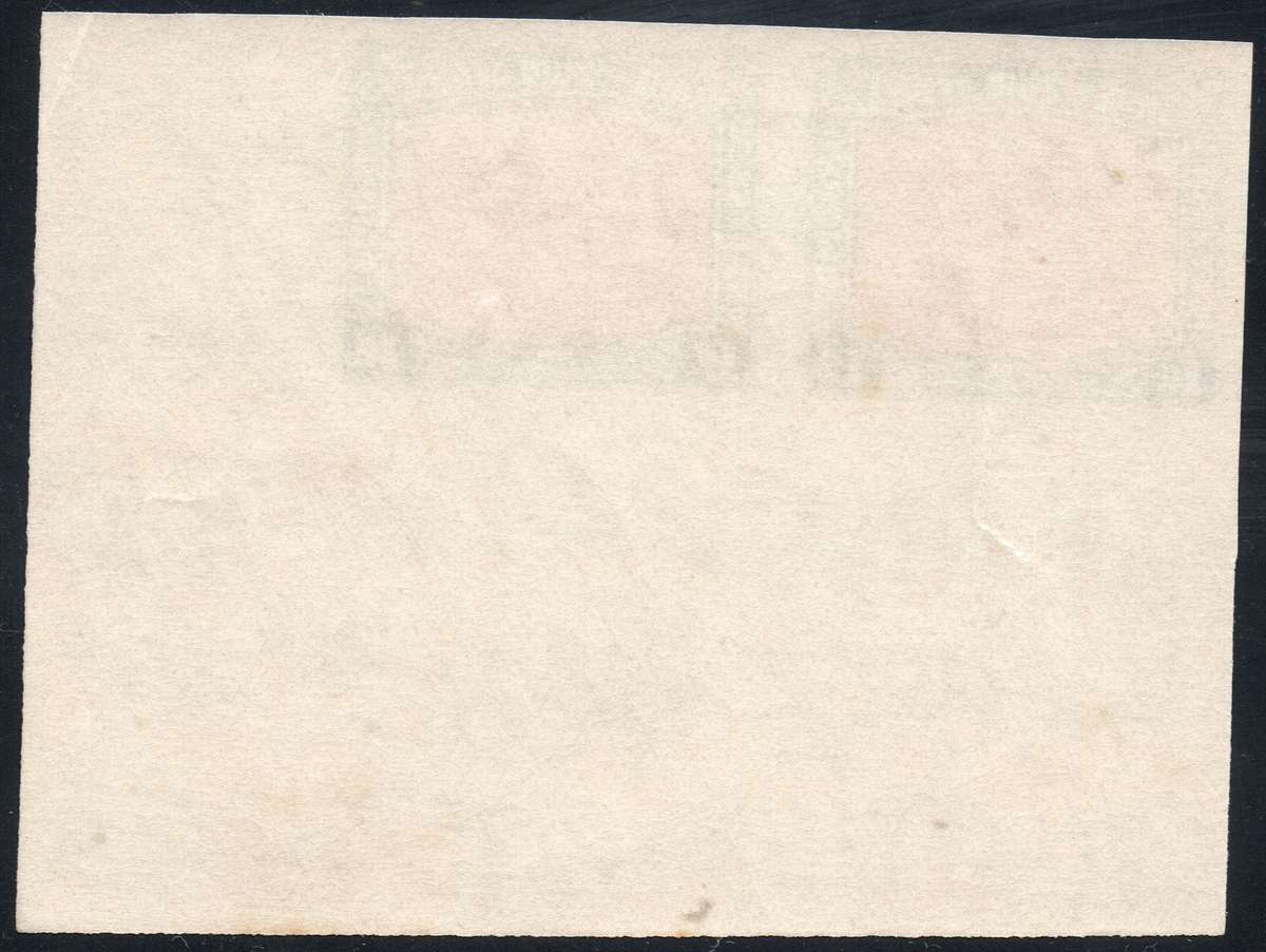 Union of SA - HARRISON ESSAY - 1d BLUE & CARMINE CORNER MARGINAL IMPERF PAIR - RARE