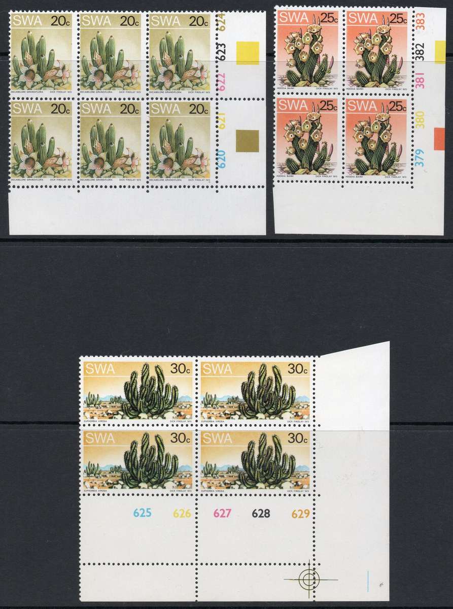 SWA 1973 2nd DEF SET CORNER MARGINAL SET (+ EXTRAS) IN BO4/BO6 **UNMOUNTED MINT** - SEE SCANS(6)