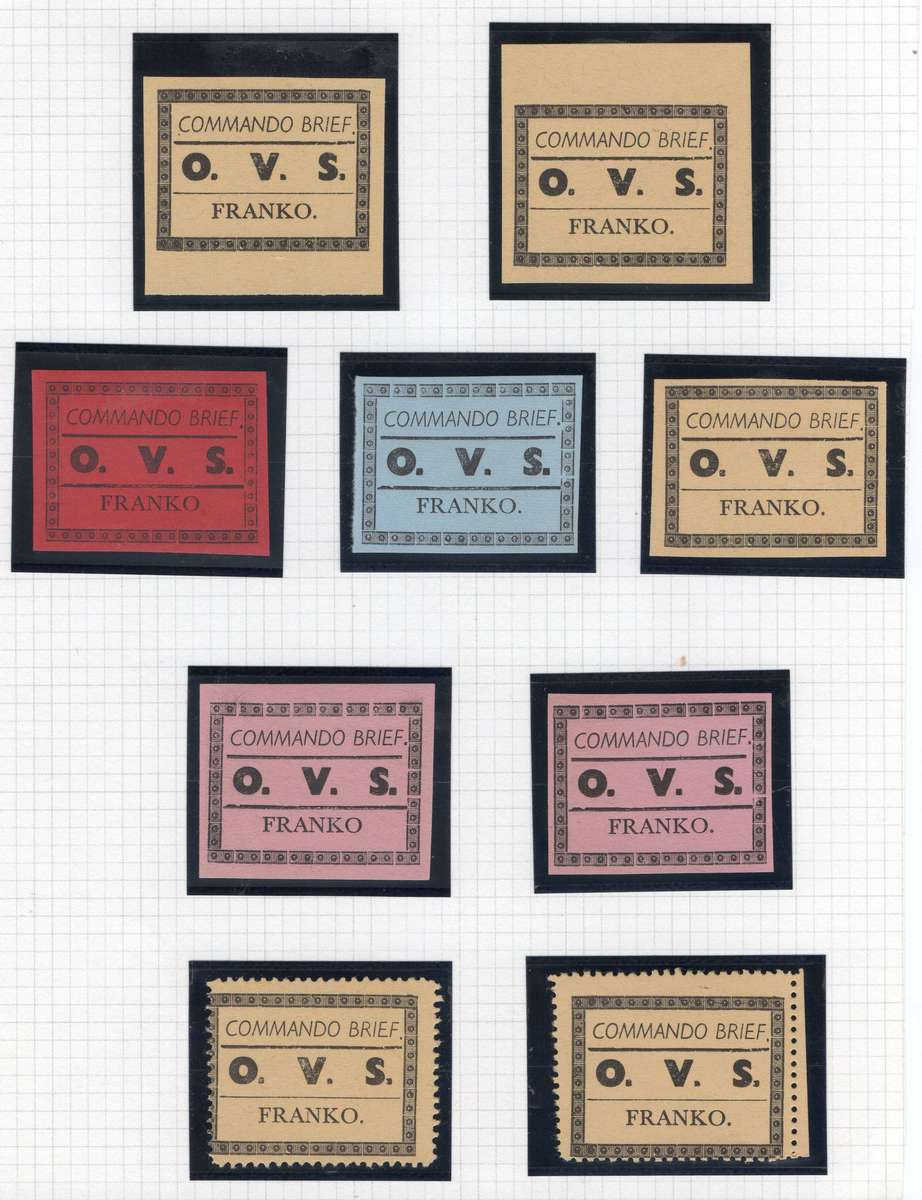 OFS - COMMANDO BRIEF - MODERN FORGERIES IN VARIOUS COLOURS - SEE SCANS
