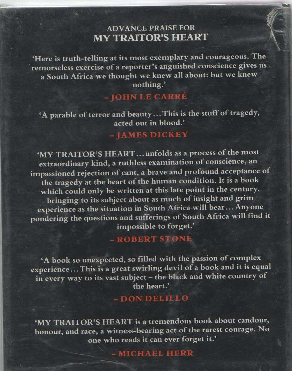 MY TRAITOR'S HEART - RIAN MALAN (1ST PUBLISHED 1990)