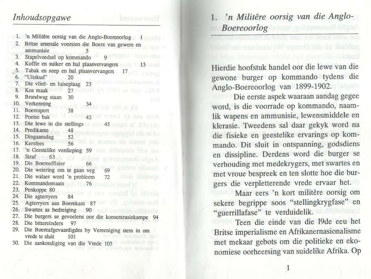OP KOMMANDO - FRANSJOHAN PRETORIUS (1992) BOEREOORLOG