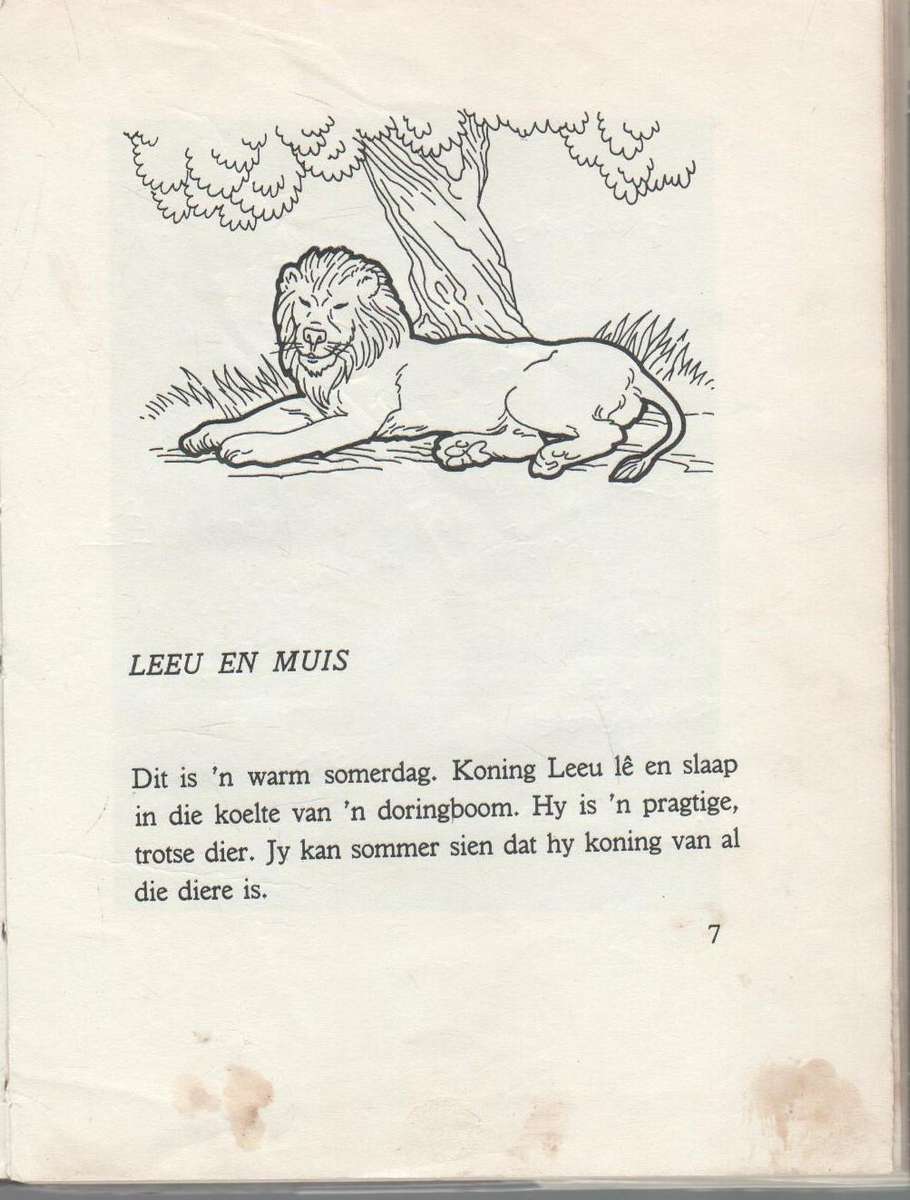 FABELS VAN AESOPUS - TONI FIELD (1970)