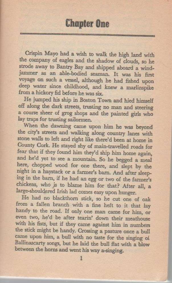 THE MAN FROM SKIBBEREEN - LOUIS LAMOUR (1982) WESTERN