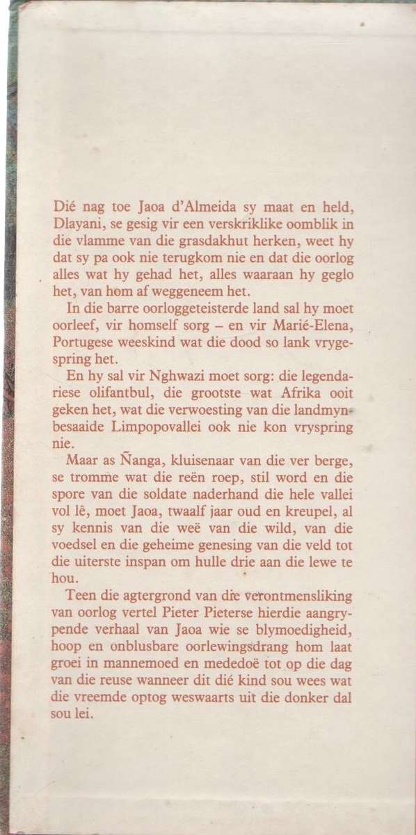 DAG VAN DIE REUSE - PIETER PIETERSE (1989) JEUG