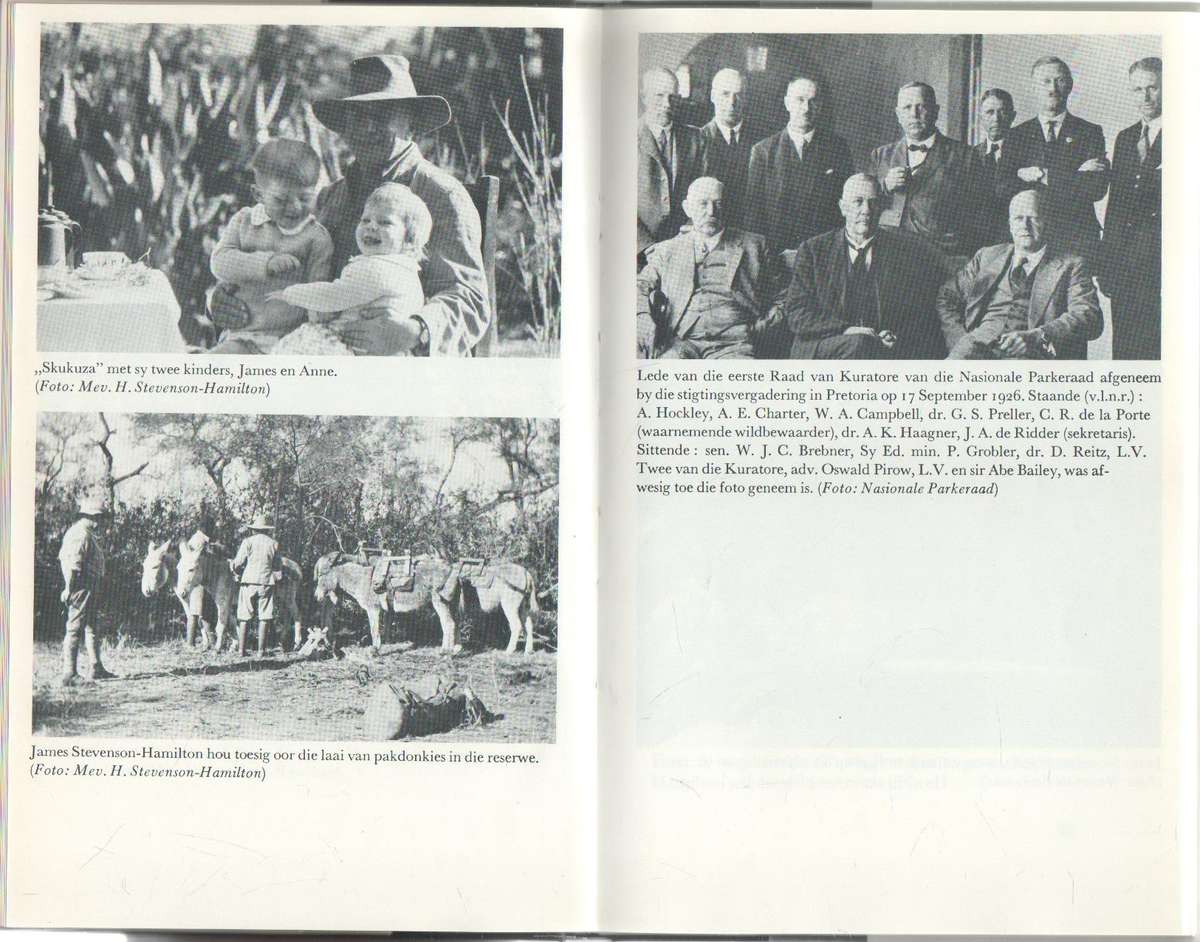 SKUKUZA DIE VERHAAL VAN JAMES STEVENSON-HAMILTON EN DIE KRUGER-WILDTUIN - DAVID TATTERSALL (1972)
