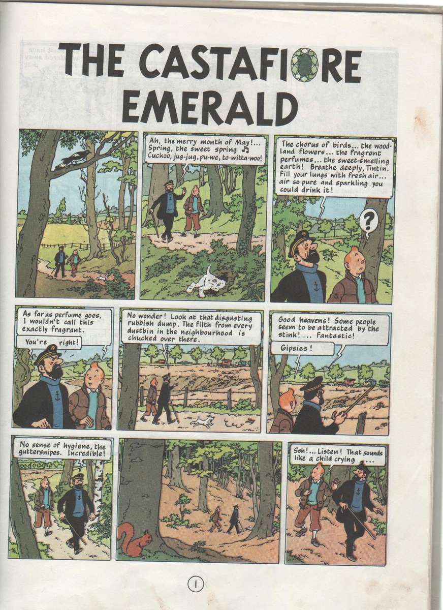 THE ADVENTURES OF TINTIN - THE CASTAFIORE EMERALD - MICHAEL TURNER ( 1963)